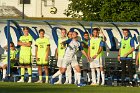 Men's Soccer vs Brandeis  Wheaton Men's Soccer vs Brandeis University. - Photo by Keith Nordstrom : Wheaton, Soccer, Brandeis, MSoc2019